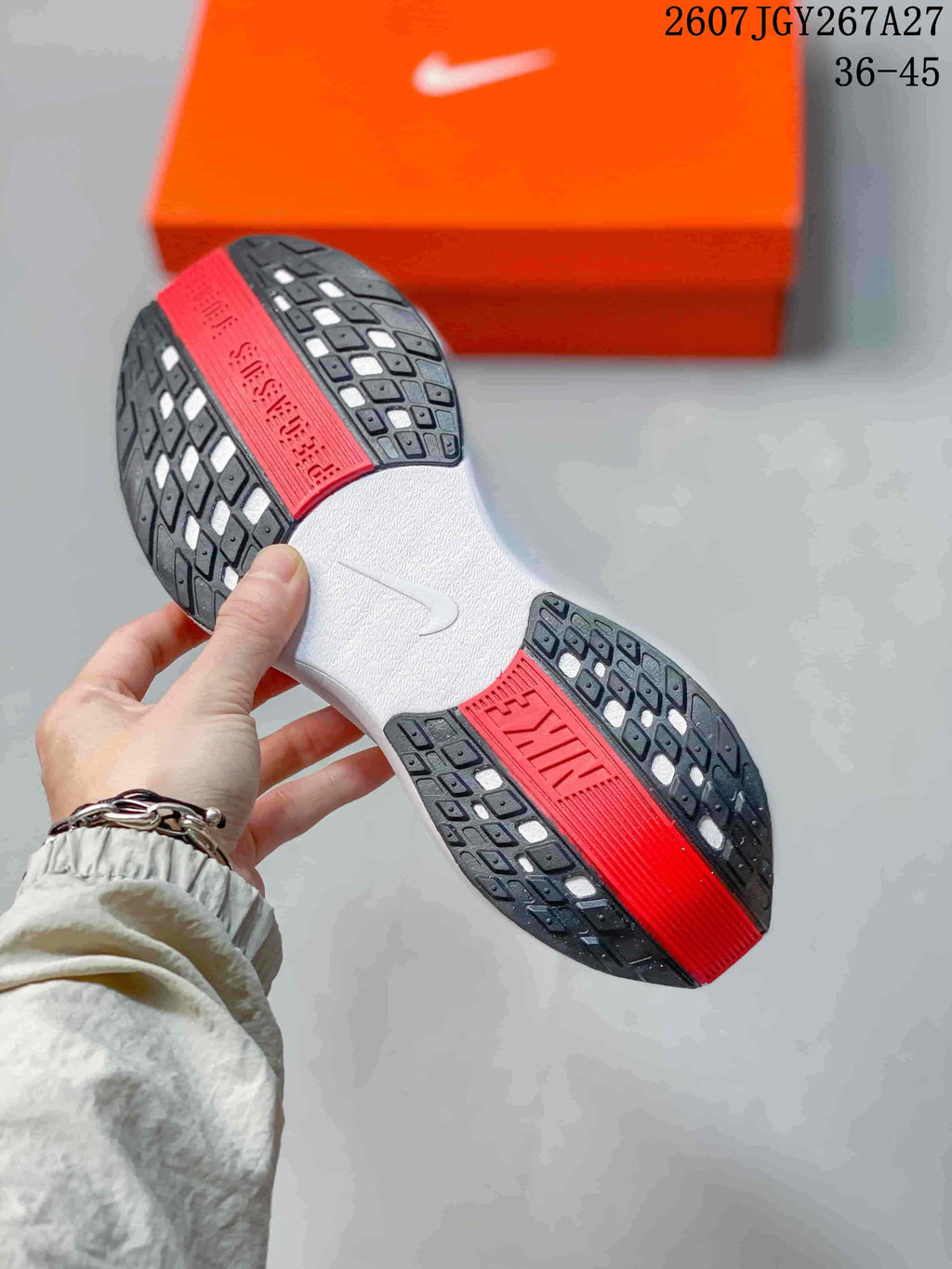 Nike Pegasus Turbo 4 White Red Running Sneakers