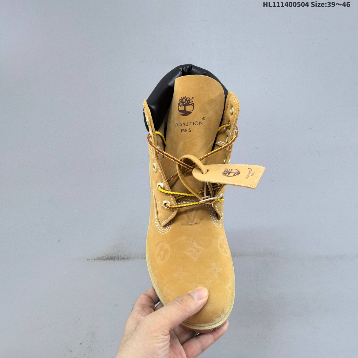 Timberland 6-Inch Style High-Top Boots, Wheat Monogram
