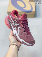 ASICS Court FF 3 Novak Low-Top Tennis Shoes Burgundy