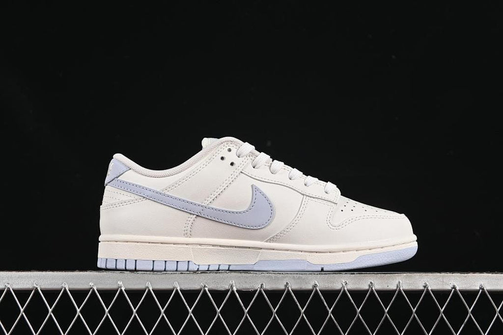 Nike SB Dunk Low White and Light Blue Sneakers