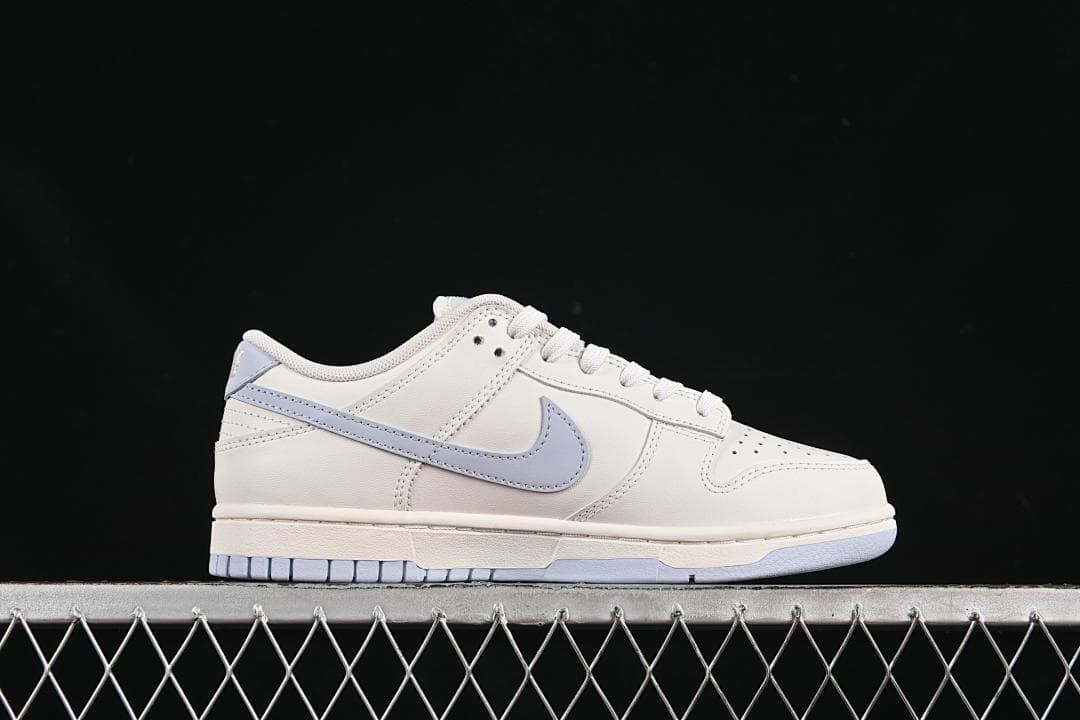 Nike SB Dunk Low White and Light Blue Sneakers