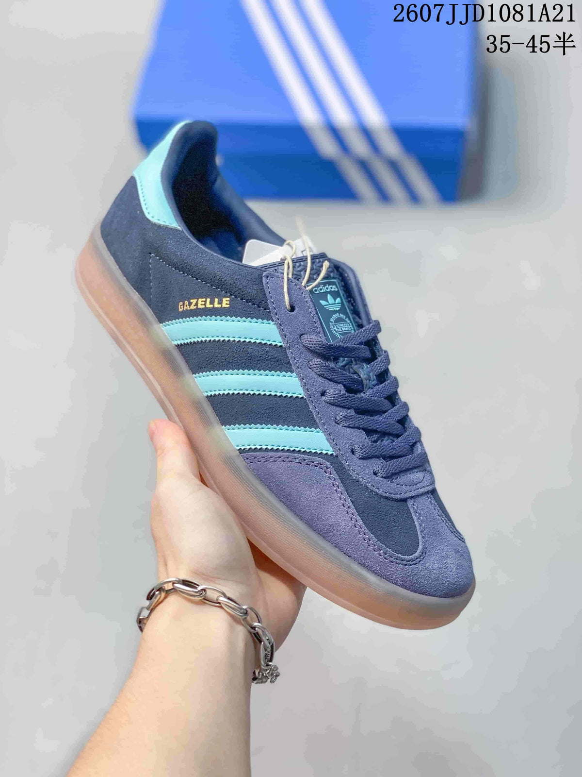 adidas Gazelle Indoor Sneakers Navy Turquoise