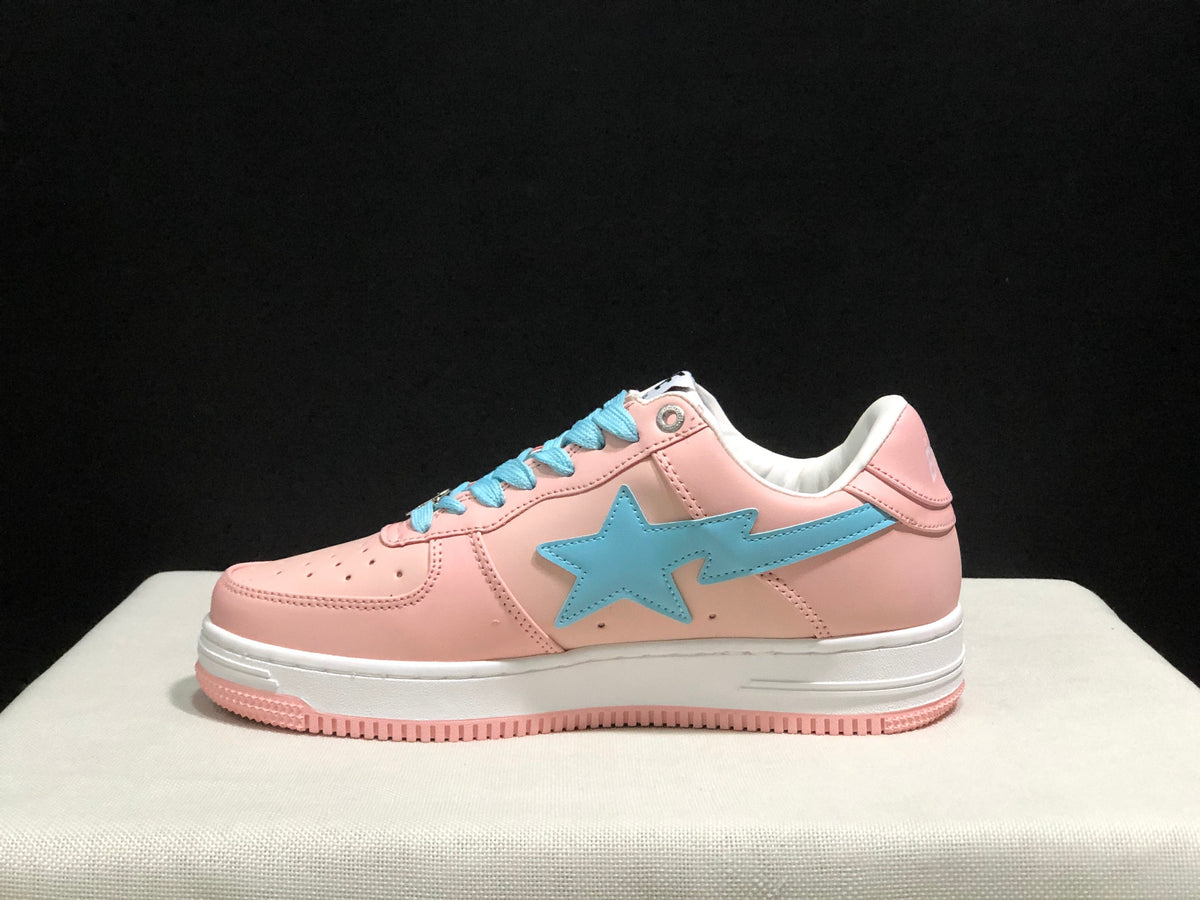 Bape Sta Low-Top Sneakers Pink Blue