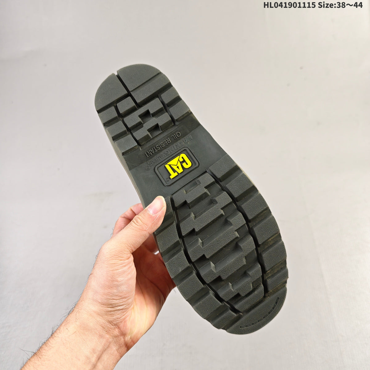 CAT Low-Top Lace-Up Work Boots in Honey Yellow