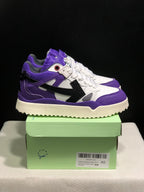 Off-White Out Of Office Sneakers Purple White Black