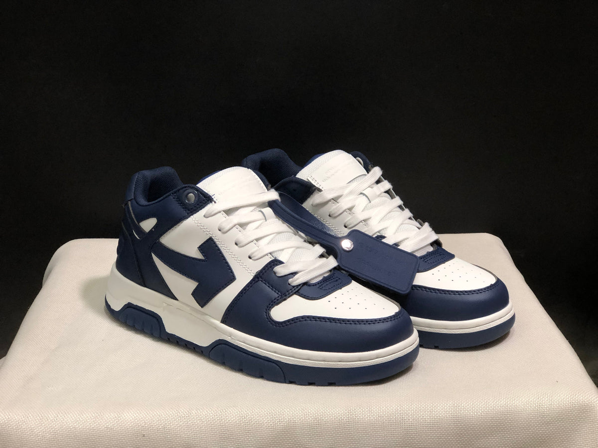Off-White Out Of Office Low-Top Sneakers Navy White