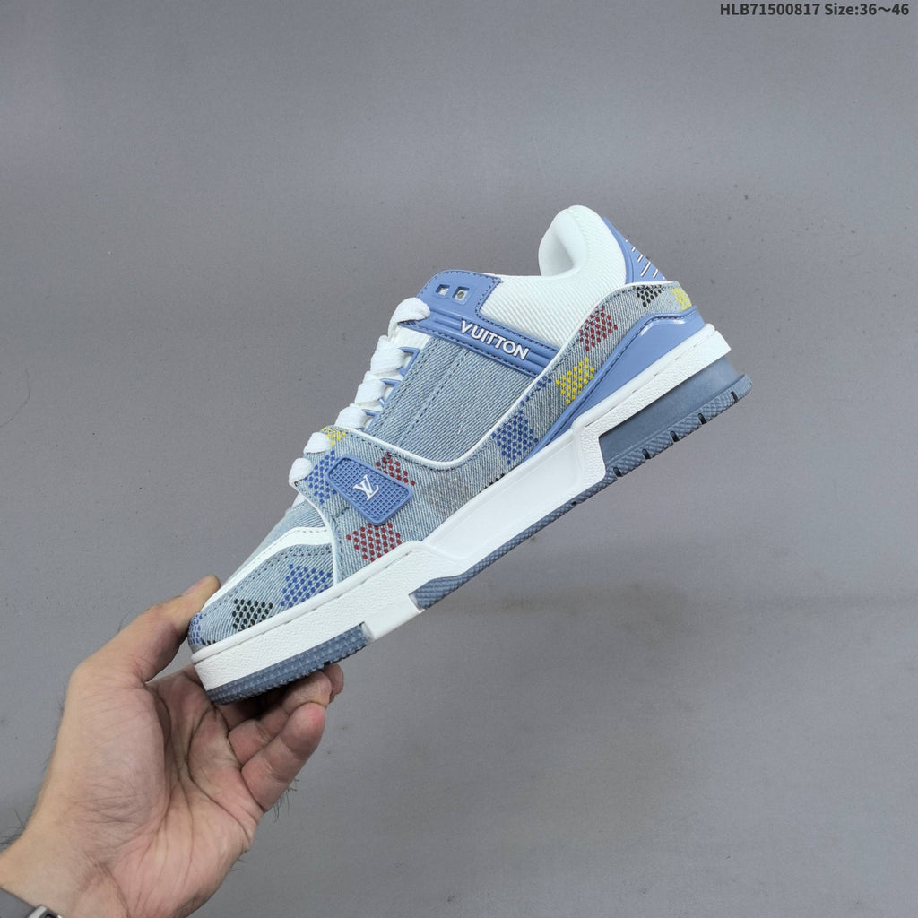 Louis Vuitton Archlight Sneaker in Blue Denim Print
