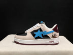 BAPE Bape Sta Low Sneakers Cream Black Blue