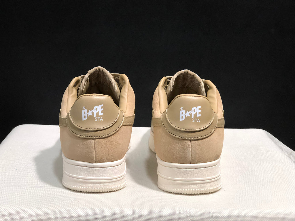 BAPE STA Low-Top Sneakers Beige with White Sole