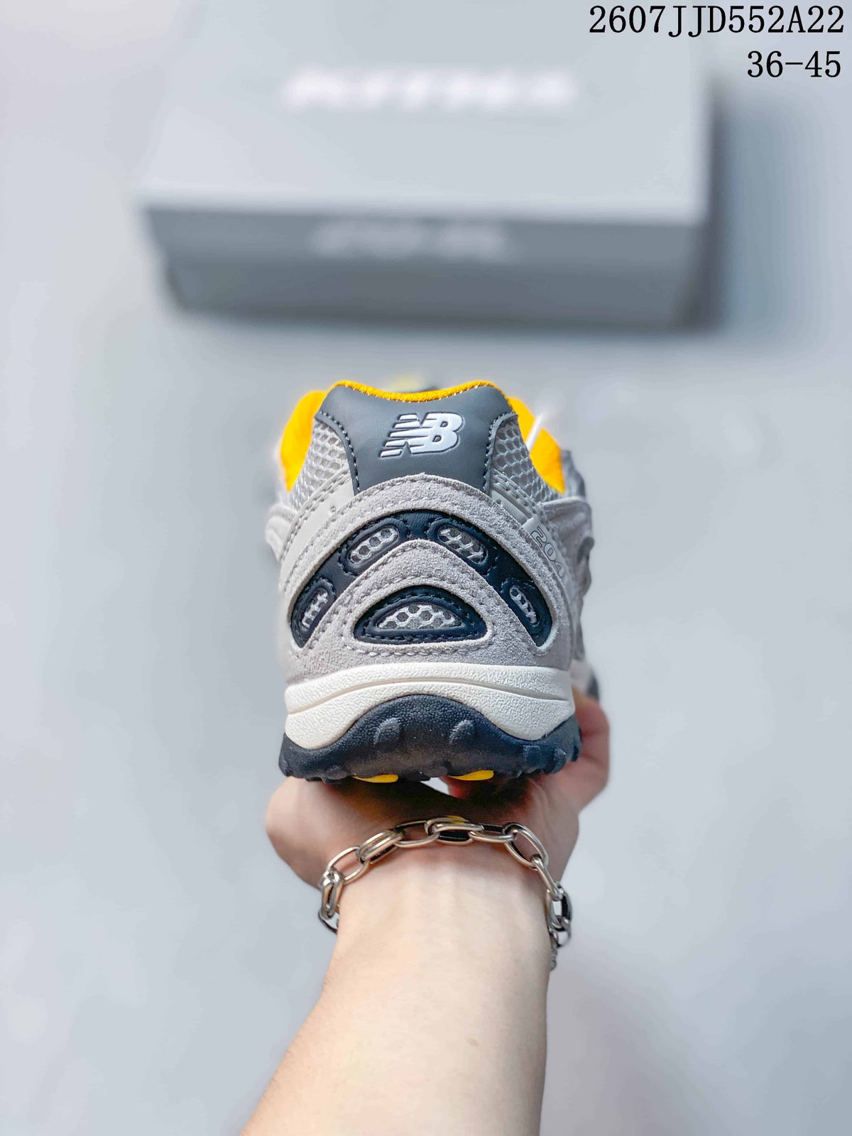 New Balance NB204 Retro Running Sneakers Grey Yellow 2607JJD552A22