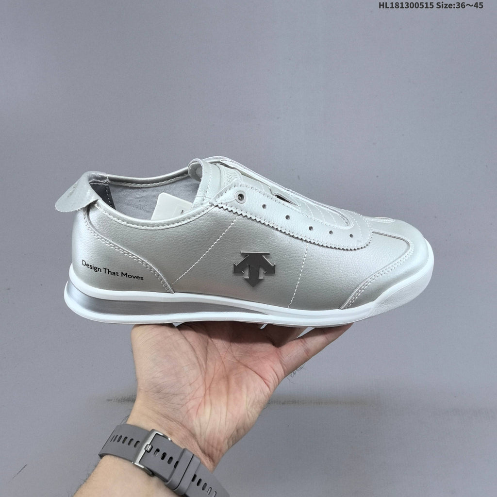 Descente Chron Tempo Slim Retro Low-Profile Sneakers