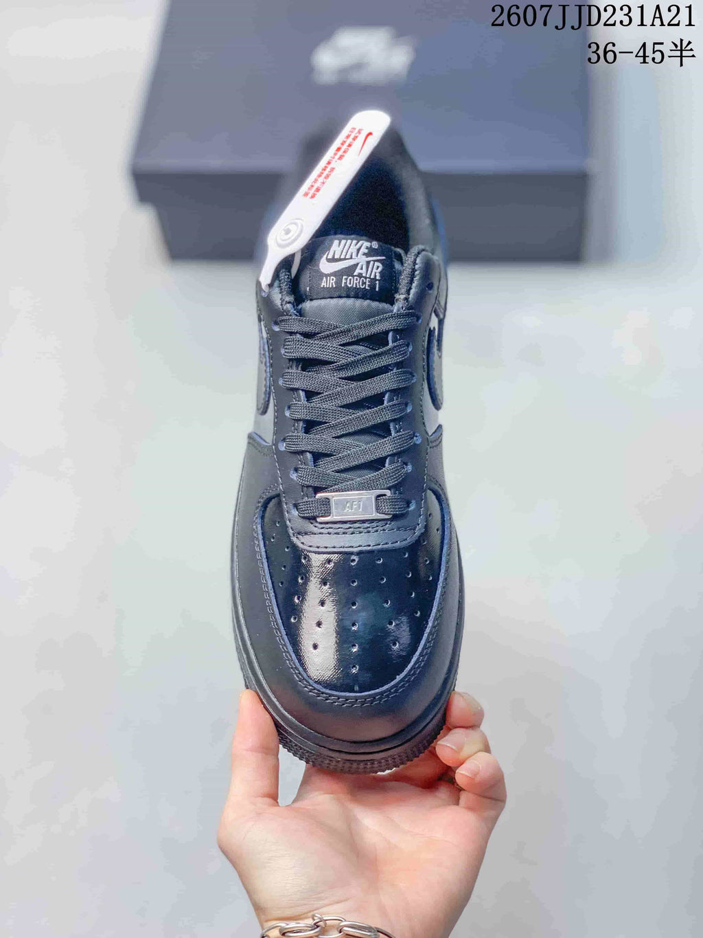 Nike Air Force 1 Low Black Sneakers 2607JJD231A21