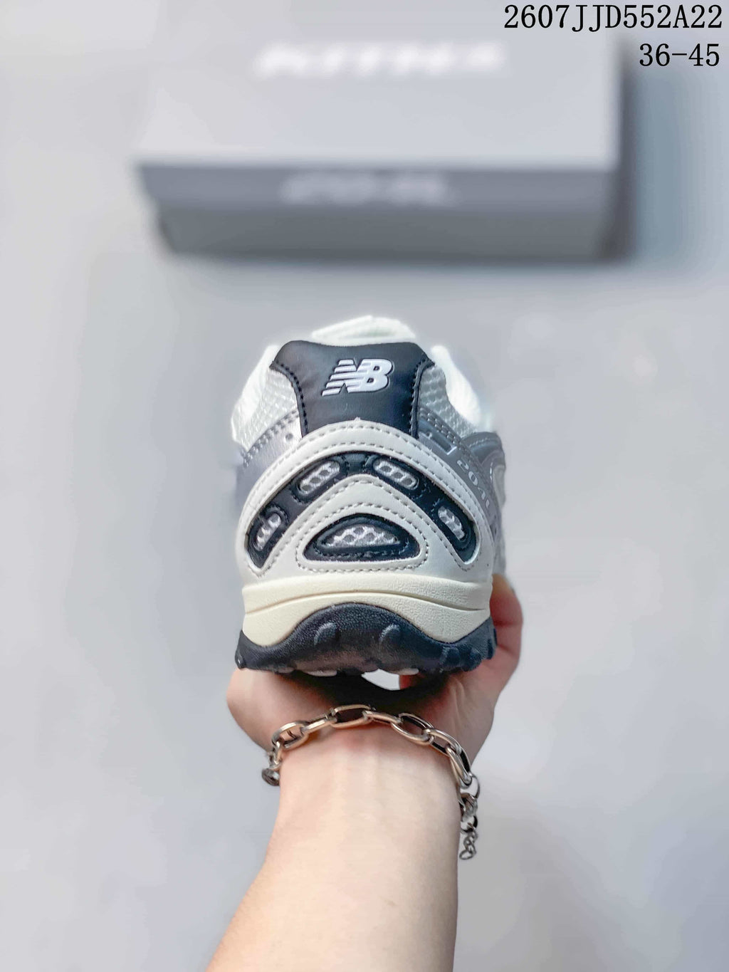 New Balance NB204 Retro Running Sneakers White Silver