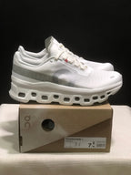 On Cloudmonster 1 White Running Sneakers
