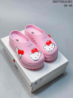 adidas x Hello Kitty Pink Platform Mule Clogs 07VD541A01