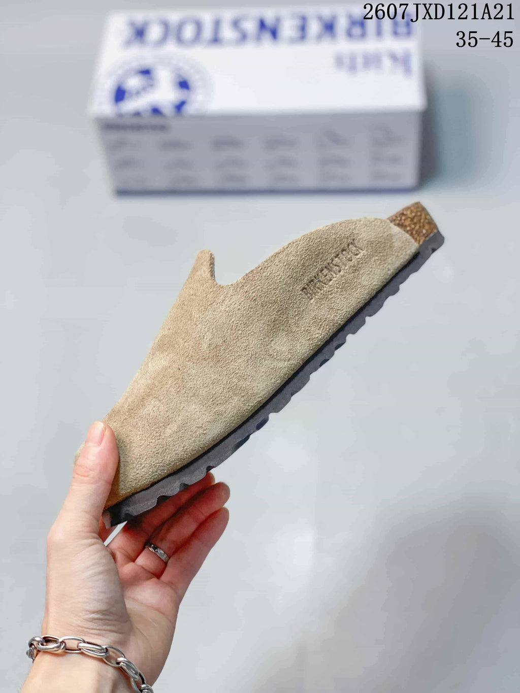 Birkenstock Amsterdam Closed-Toe Clog Taupe 712410TER