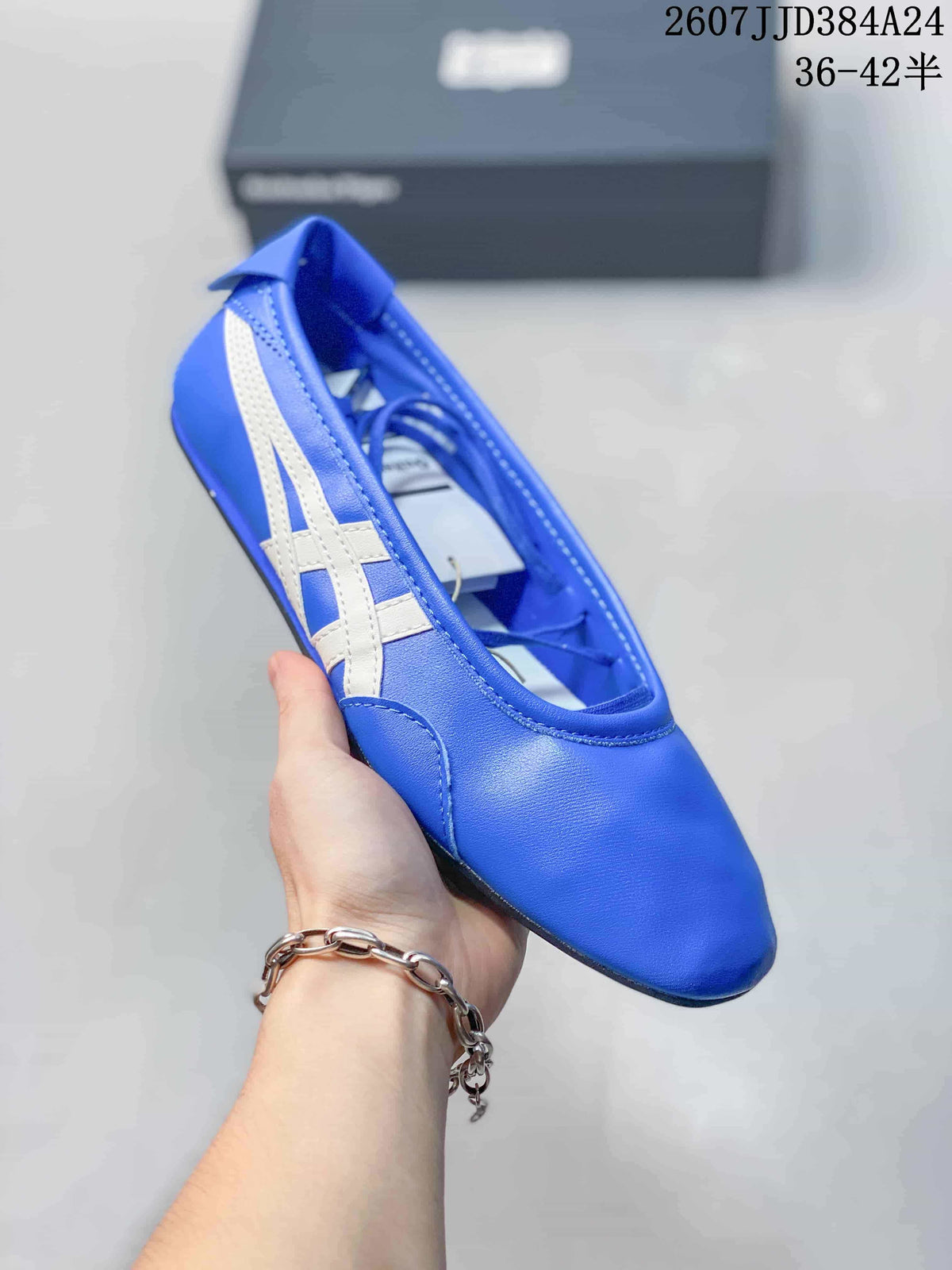 Onitsuka Tiger GYMNARINA Blue Mary Jane Shoes 07JJD384A24