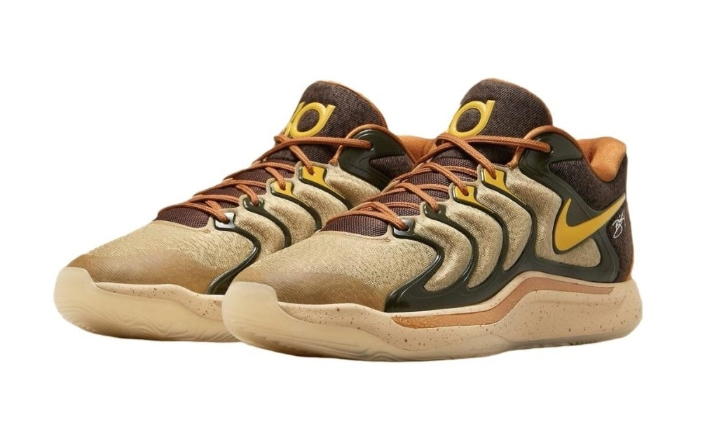 Nike KD 17 Basketball Shoes Brown and Black 876-10