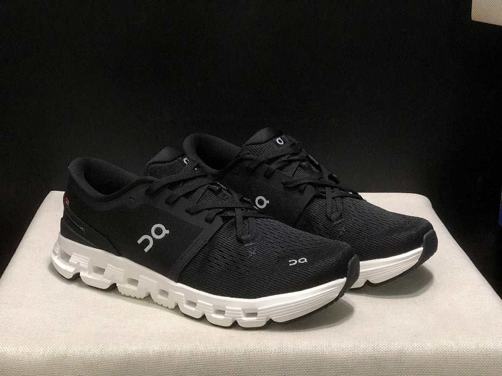 On Cloud X 4 Black and White Sneakers