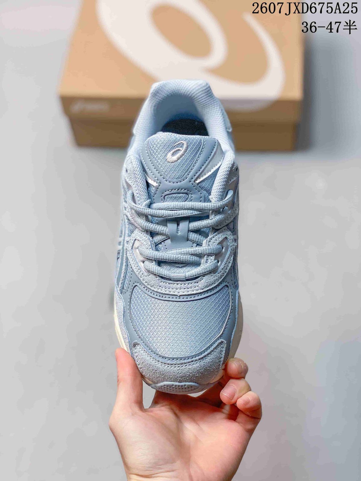 ASICS GEL-NYC Blue-Gray Low-Top Sneakers