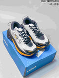 HOKA Mafate X Hike 5 Trail Running Shoes White Black Orange