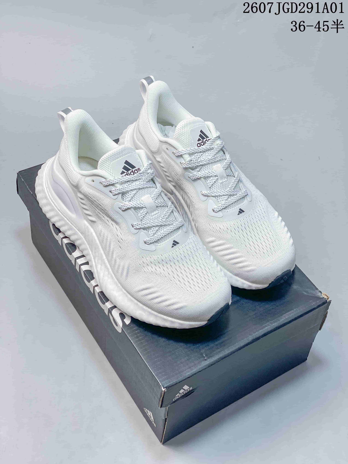 adidas AlphaBounce Beyond White Running Sneakers