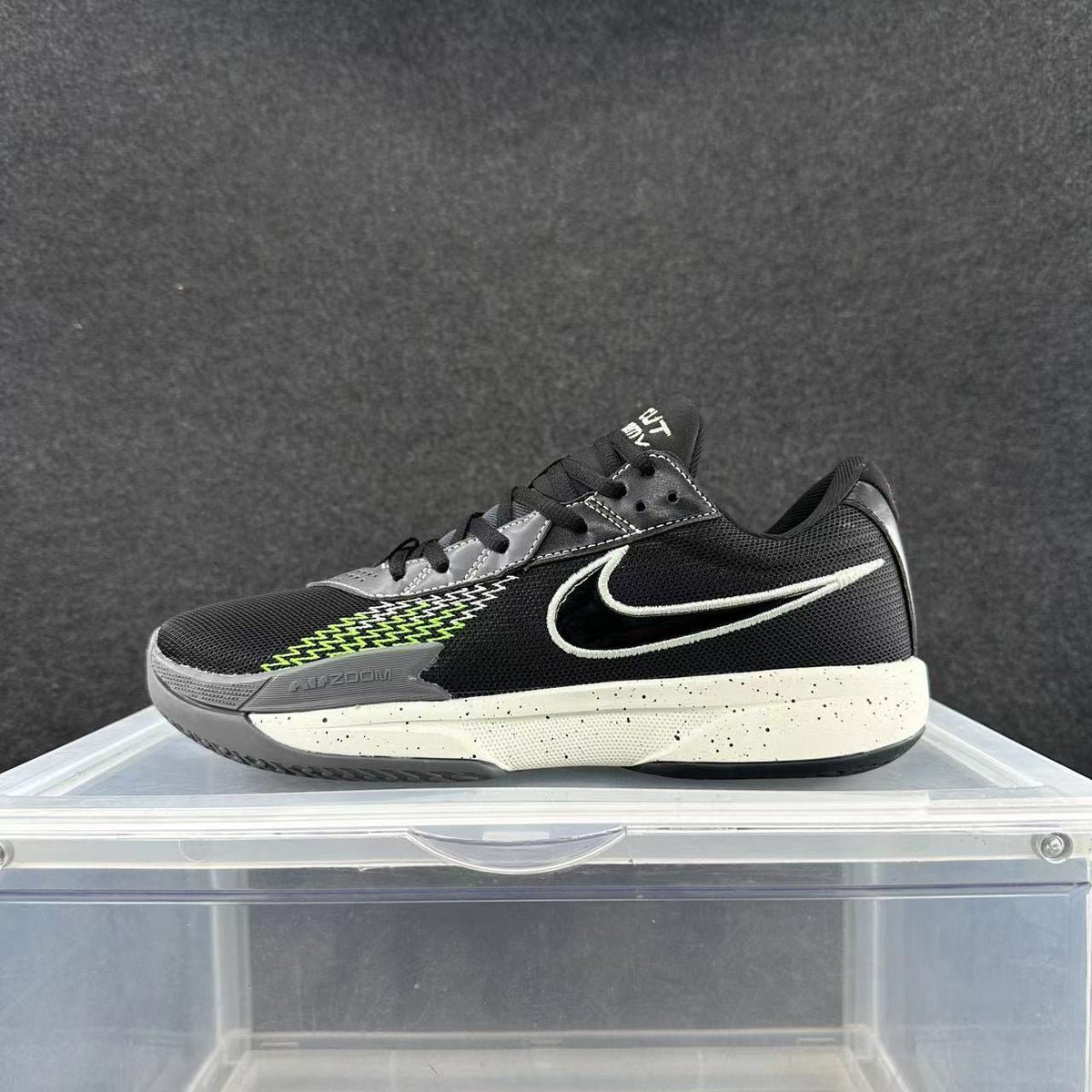 Nike Black, White and Green Sneakers