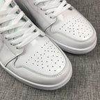 Jordan Air Jordan 1 Mid White Patent-Style Sneakers BQ6472-111