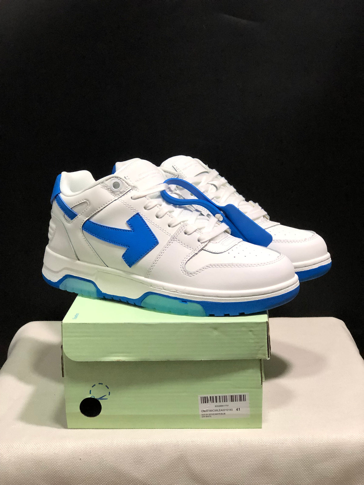 Off-White Out Of Office Low-Top Sneakers White Blue