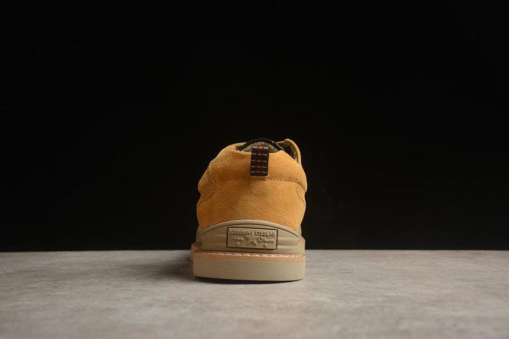 CAT Tramp Hike Low Men's Suede Shoes in Wheat