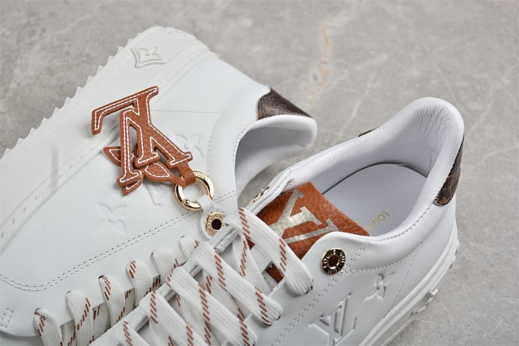 Time Out Low White Platform Sneakers
