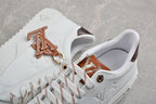 Time Out Low White Platform Sneakers