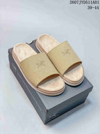 Arc'teryx Konseal Slide Sandals, Gray and Tan