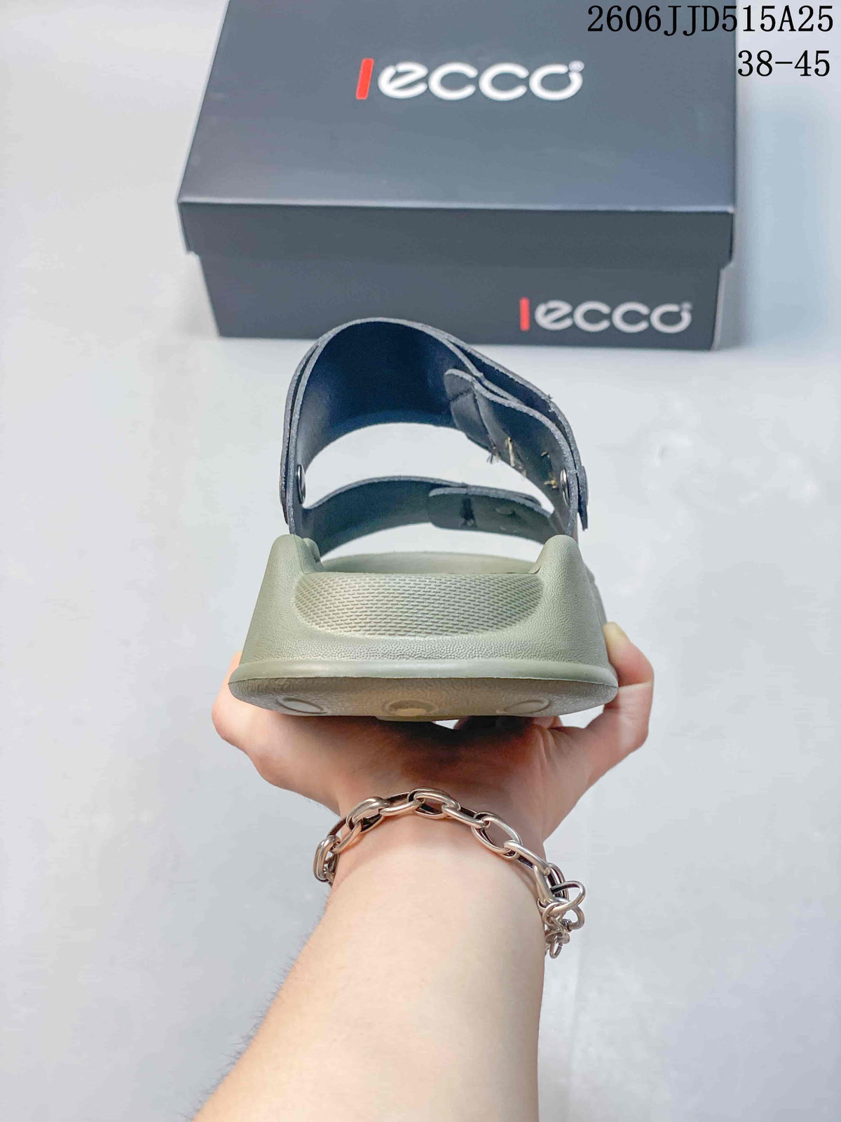 ECCO 2606 JJD515A25 Adjustable Sport Sandals Olive Tan