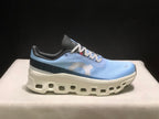On Cloudmonster 1 Running Sneakers Blue and White