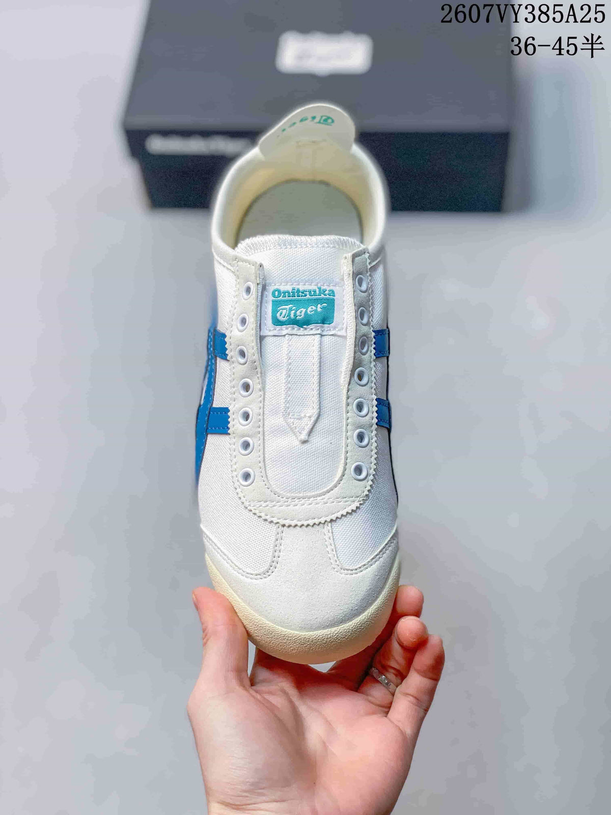 Onitsuka Tiger Mexico 66 Slip-On Sneakers White Blue 2607VY385A25