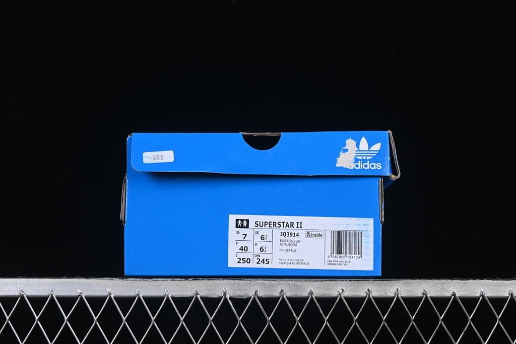 adidas Superstar II Black Sneakers JQ3914