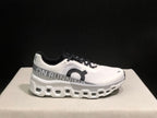 On Cloudmonster 2 White Silver Running Shoes