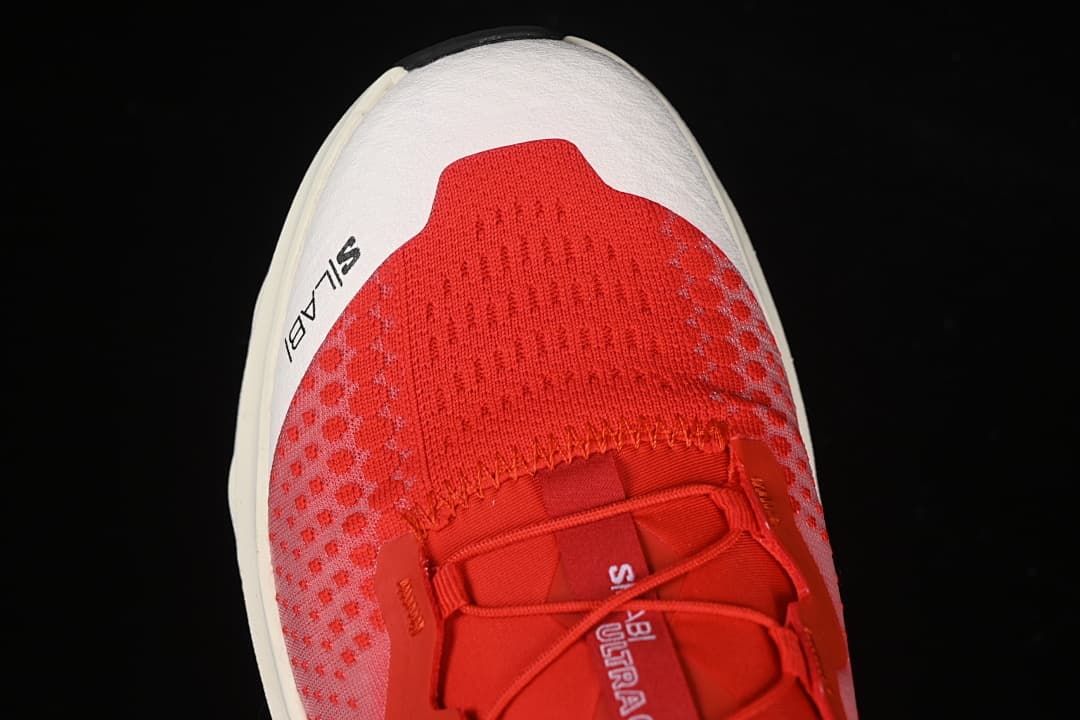 Salomon S/LAB Ultra Glide Trail Running Shoes, Red/White