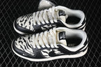 Nike SB Dunk Low Black and White Patterned Sneakers