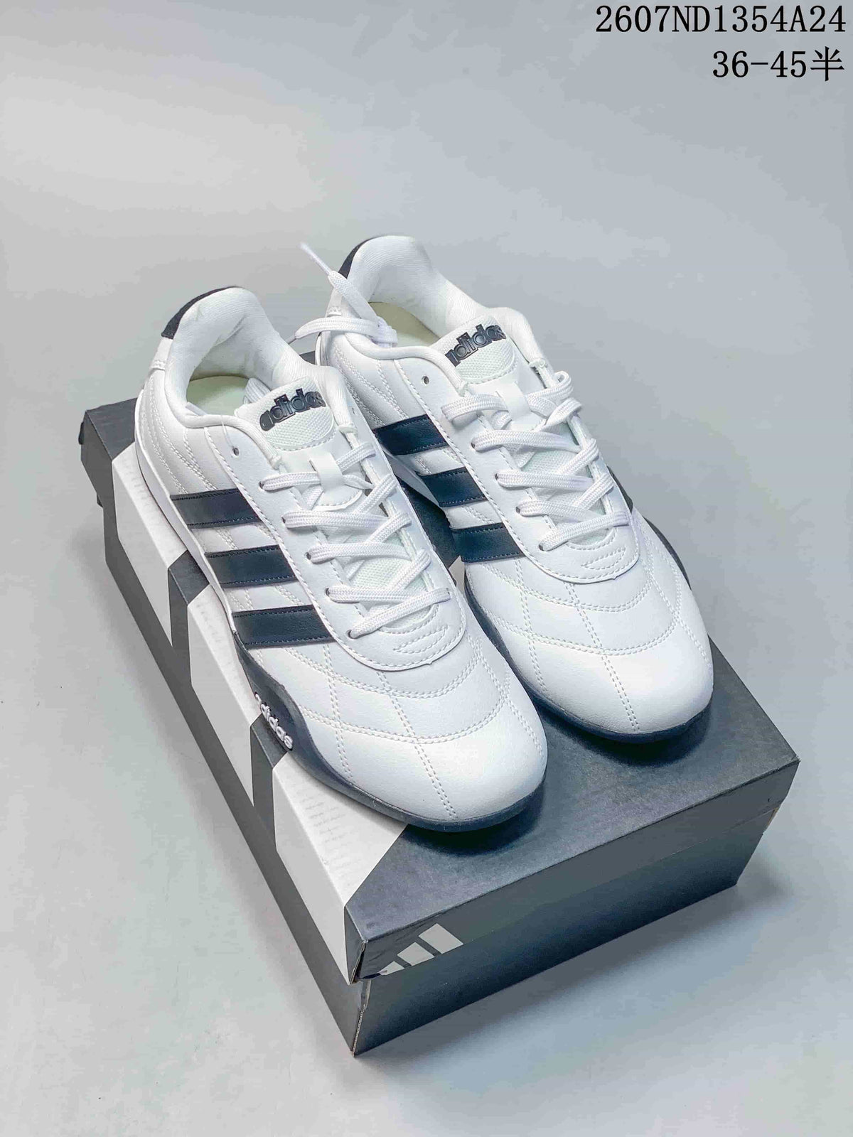 adidas Adipista White Black Low-Top Casual Sneakers