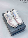 Jordan Air Jordan 1 Low Pink White Sneakers 2607NY1161A21