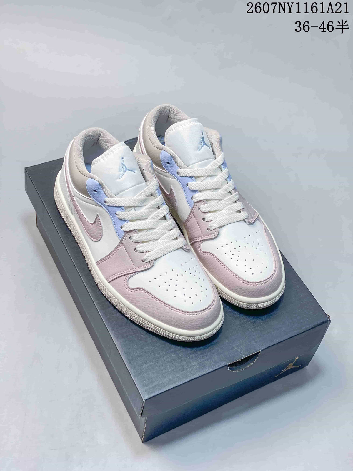 Jordan Air Jordan 1 Low Pink White Sneakers 2607NY1161A21