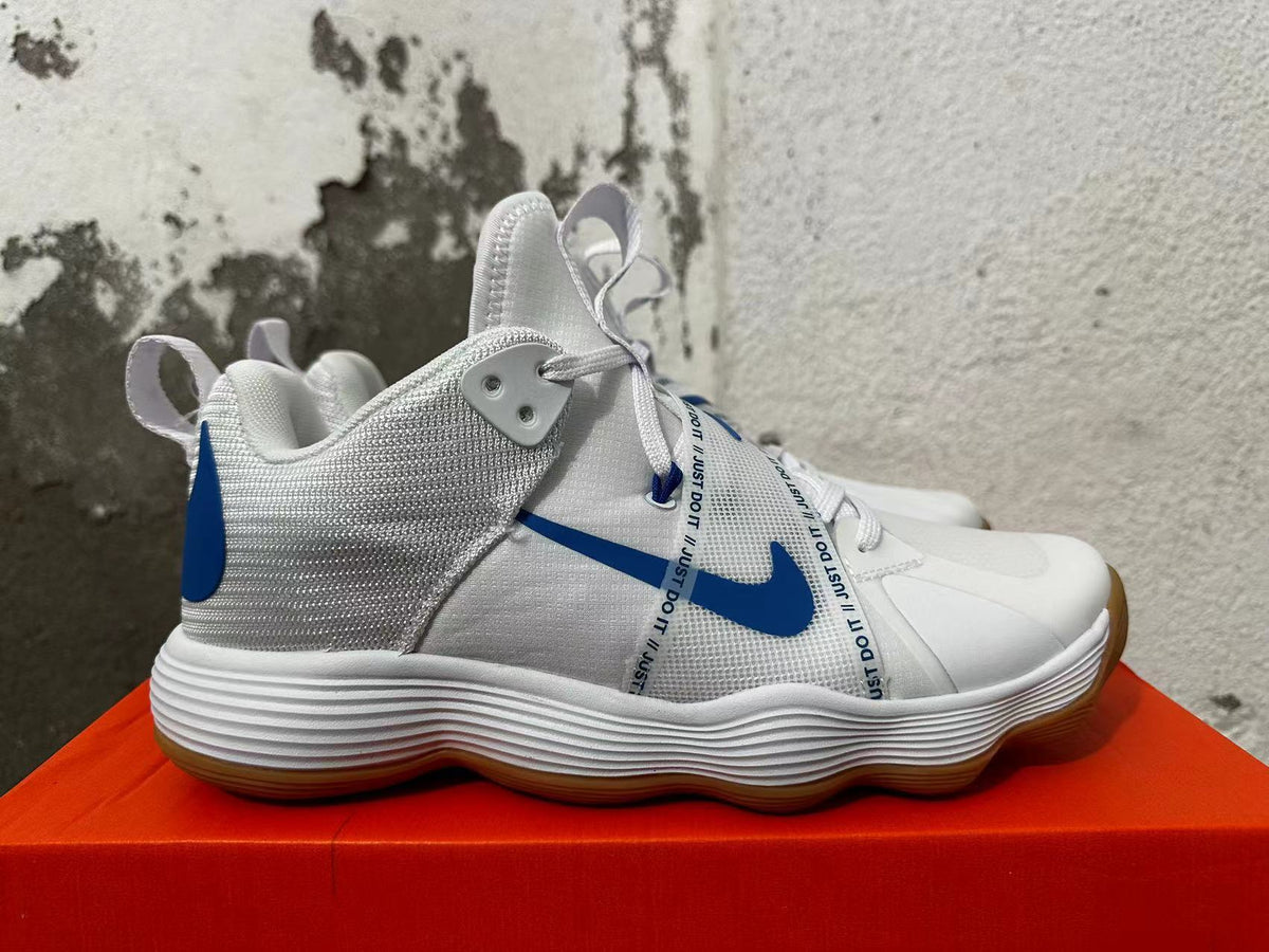 Nike Hyperdunk White and Blue Basketball Shoes