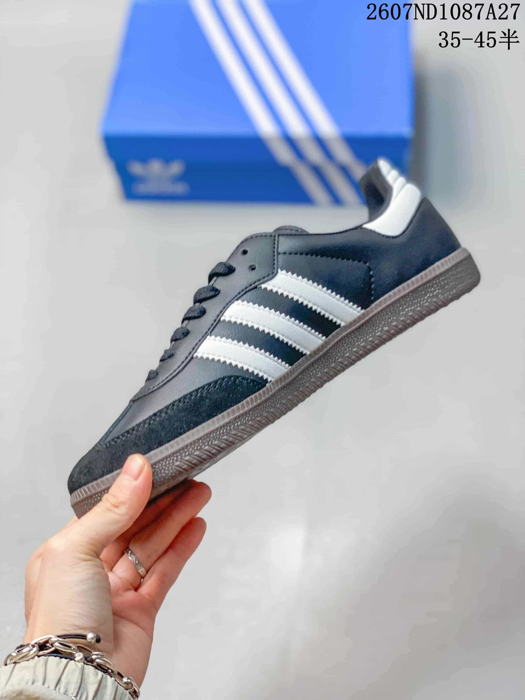 adidas Samba ADV Black White Sneakers 2607ND1087A27