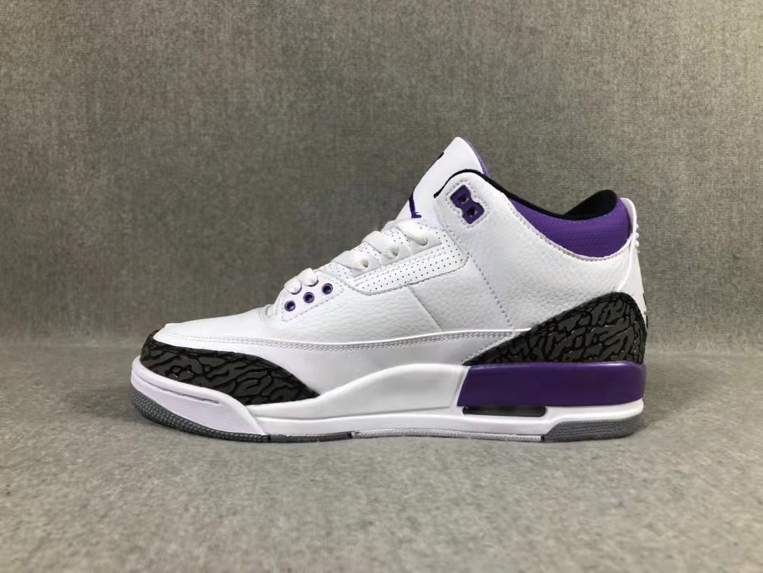 Jordan Air Jordan 3 SE Denim White Purple Sneakers