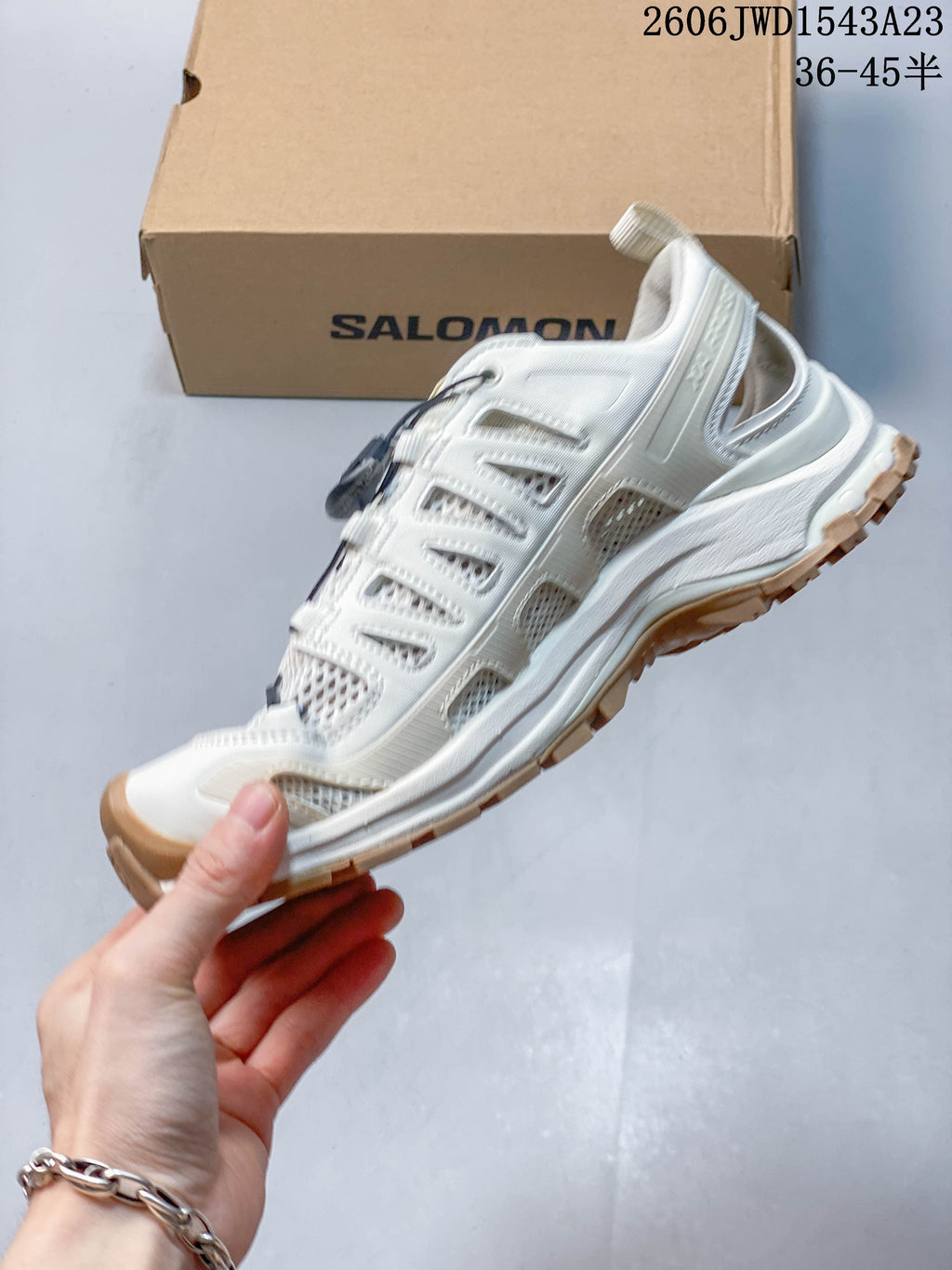 Salomon XA Pro 3D Amphib Trail Sneakers, Ivory