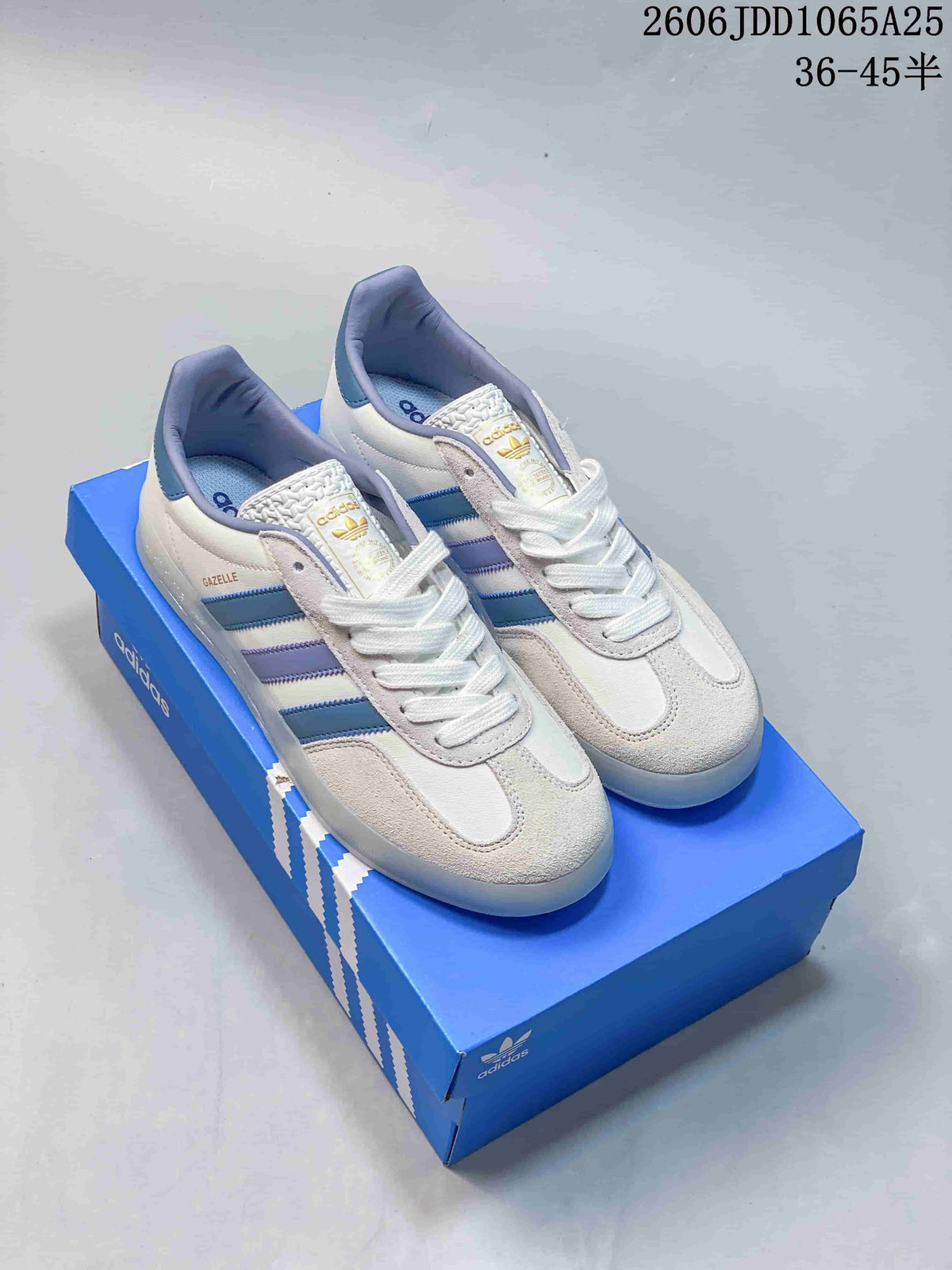 adidas Gazelle Sneakers White Blue 612050TIT