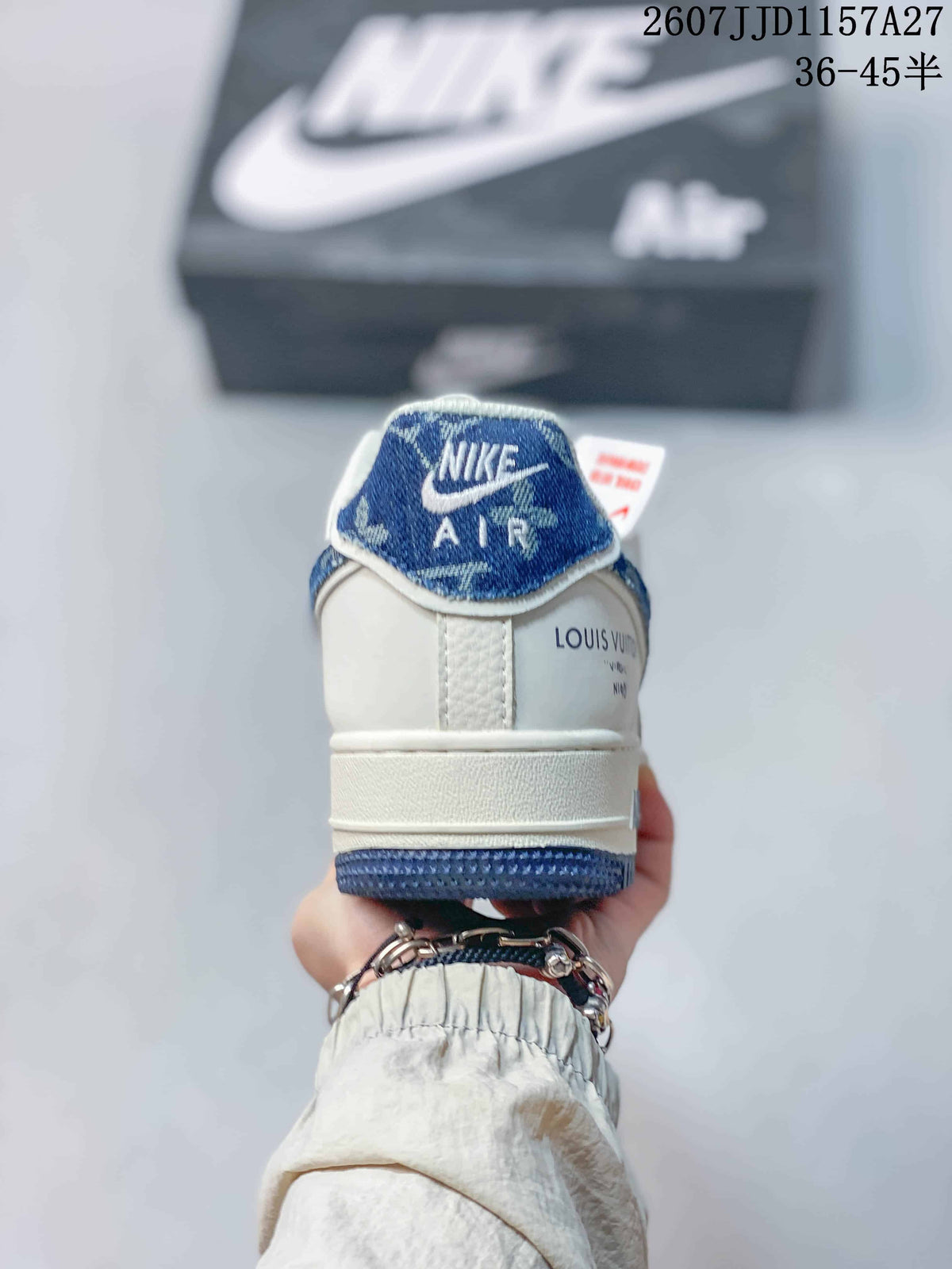 Nike Air Force 1 ’07 Low White Blue Sneakers 2607JJD1157A27