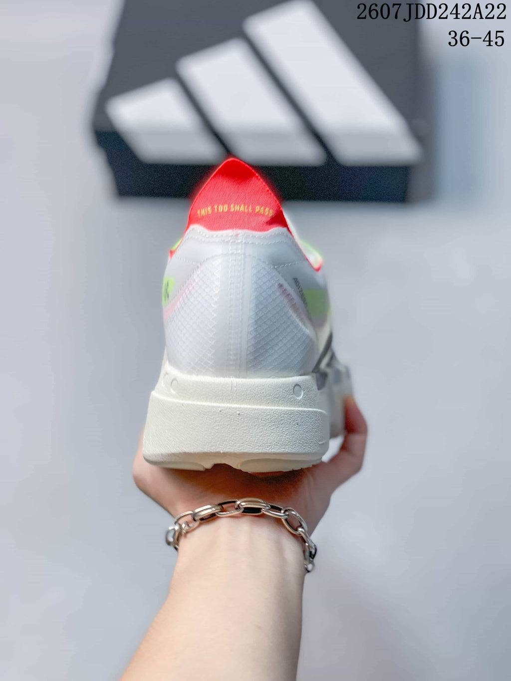 Y-3 Adios Pro 4 White Black Sneakers 07JDD242A22_001
